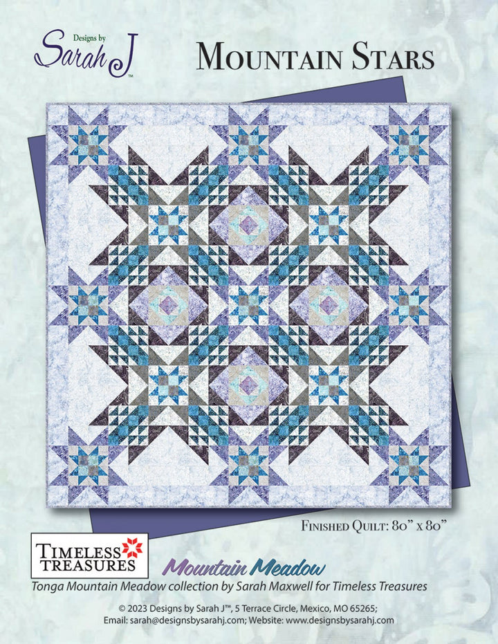 Mountain Stars Quilt Pattern