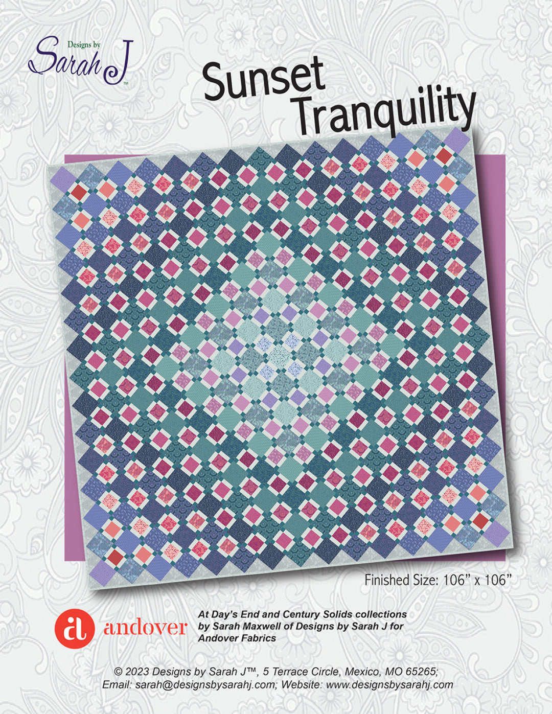 Sunset Tranquility Quilt Pattern