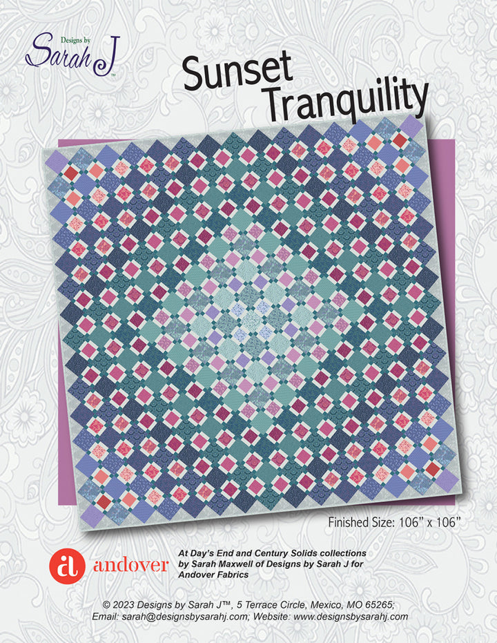 Sunset Tranquility Quilt Pattern