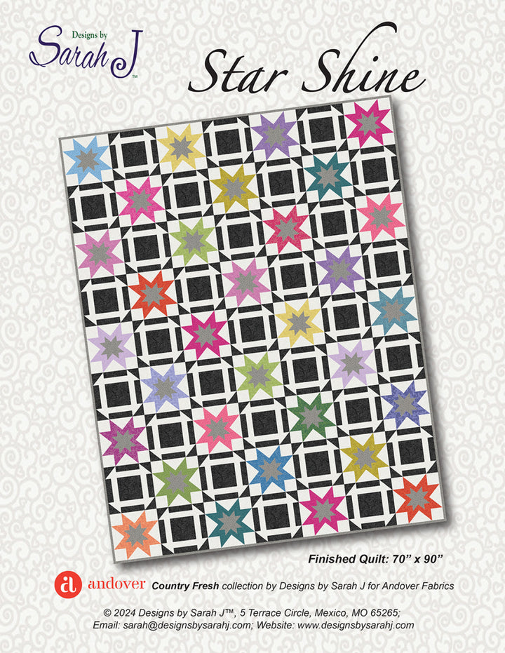 Star Shine Quilt Pattern