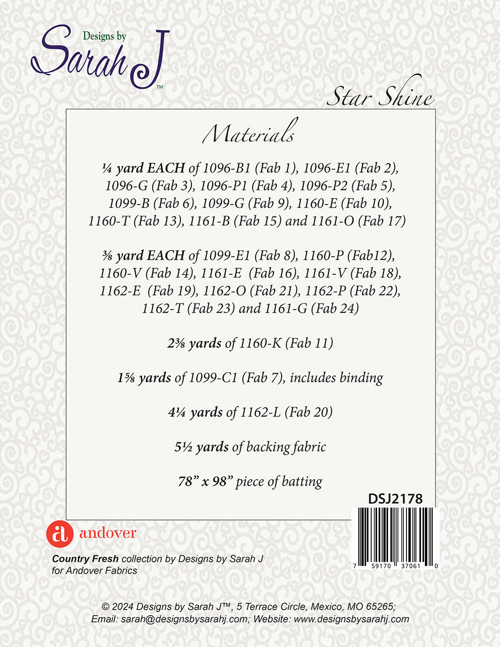 Star Shine Quilt Pattern