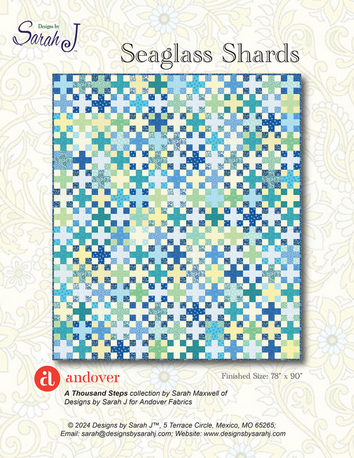 Seaglass Shards Quilt Pattern