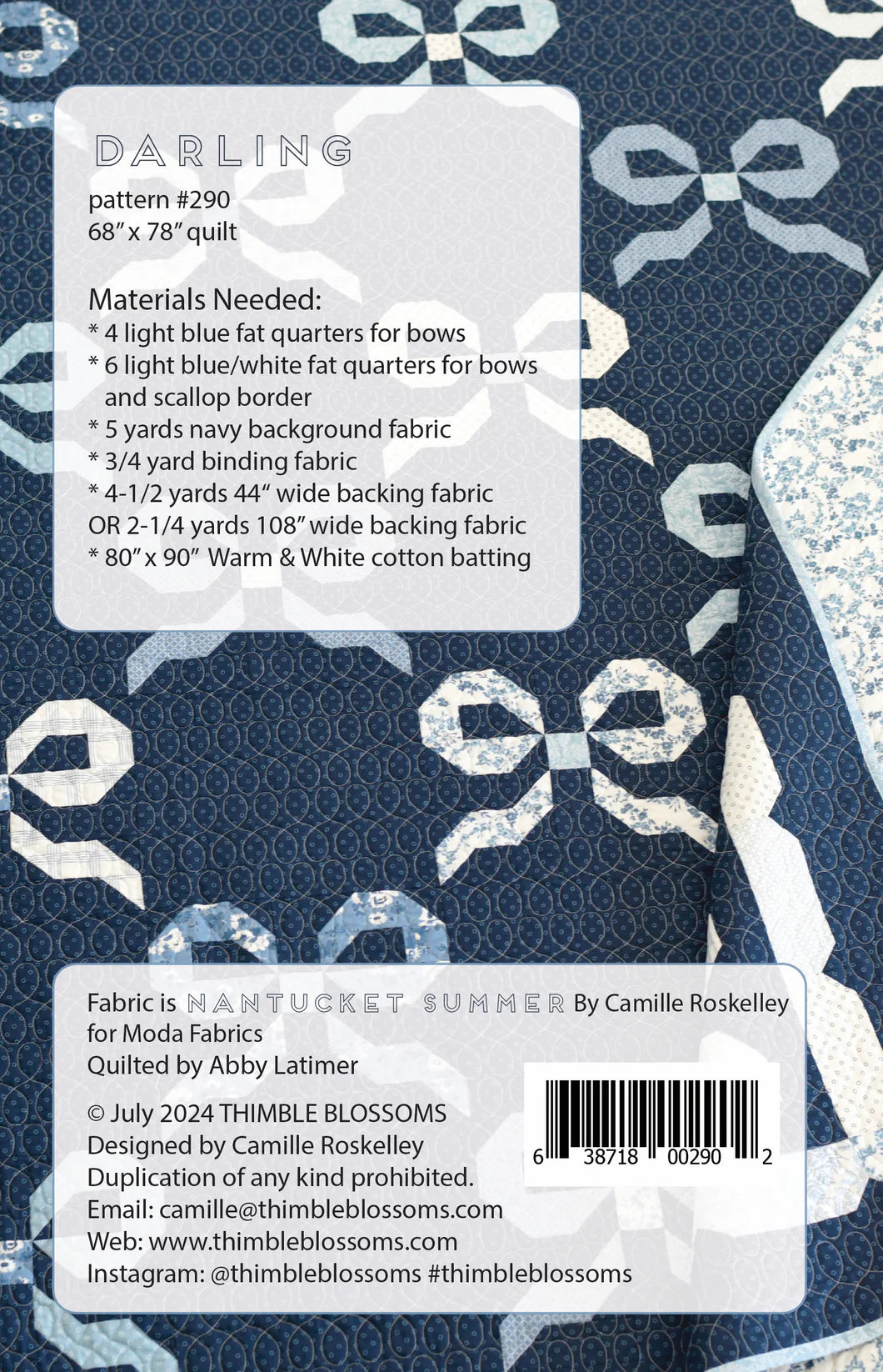 Darling Quilt Pattern