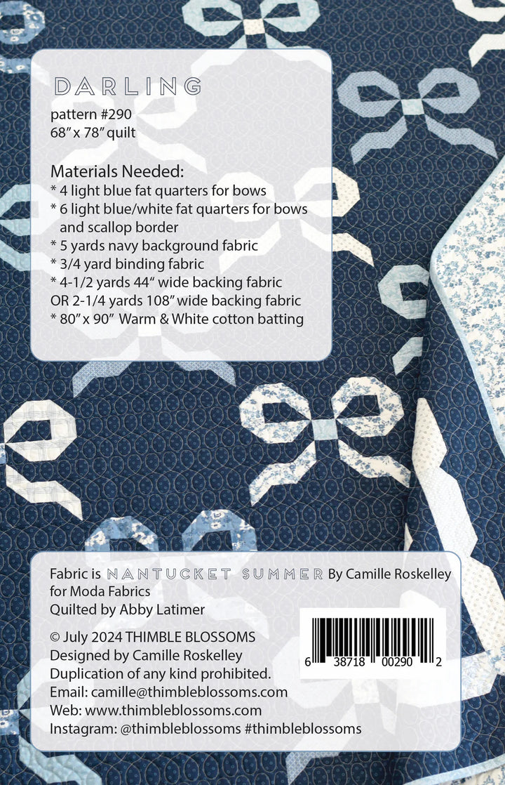 Darling Quilt Pattern