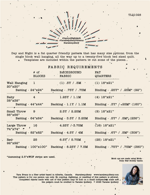 Day and Night - Taralee Quiltery