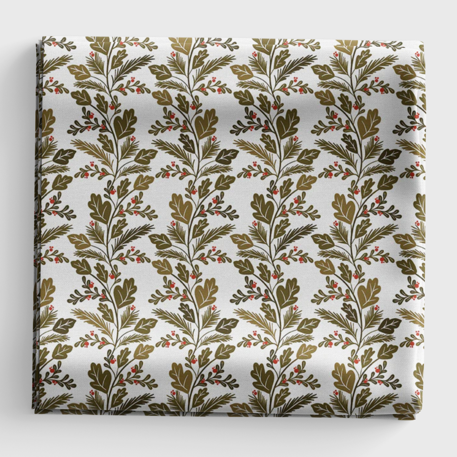 Dear Santa - Greenery Stripe - Green - 120-26161
