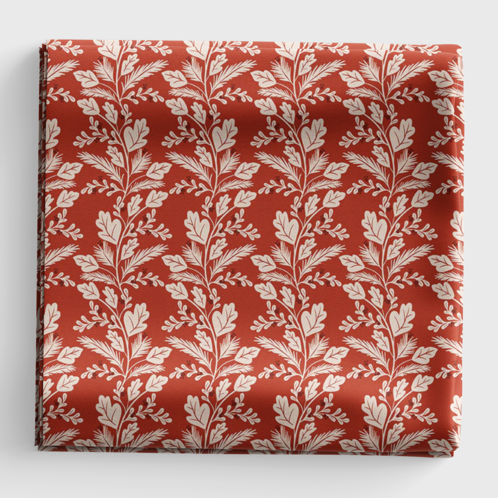 Dear Santa - Greenery Stripe - Red - 120-26160