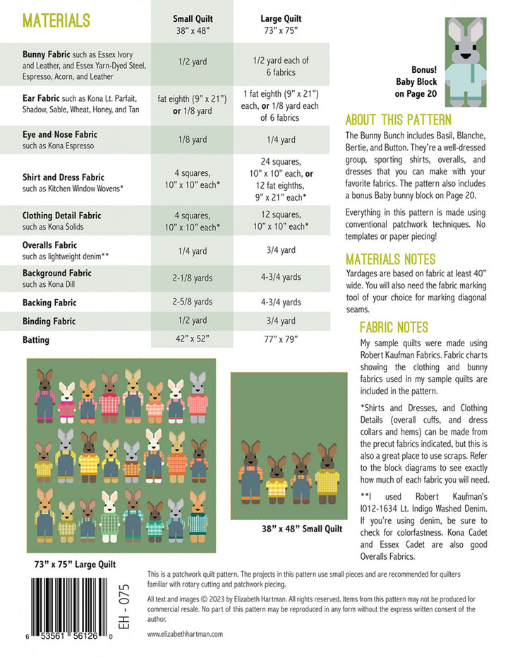 Bunny Bunch Quilt Pattern