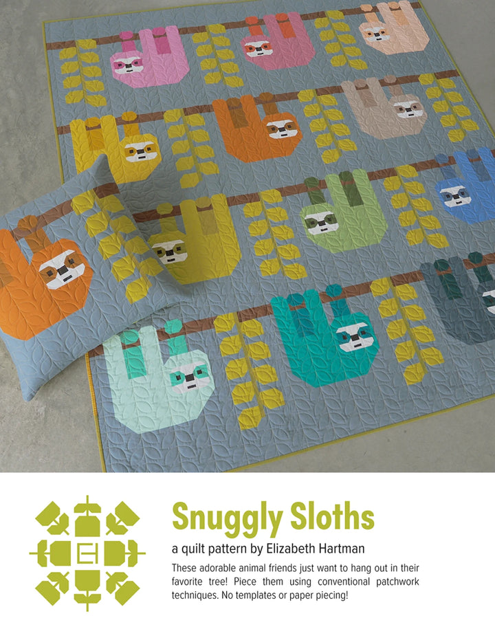 Snuggly Sloths Pattern - Elizabeth Hartman