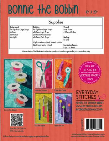 Bonnie the Bobbin Quilt Pattern