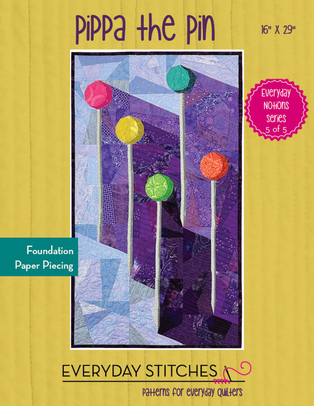 Pippa the Pin Quilt Pattern