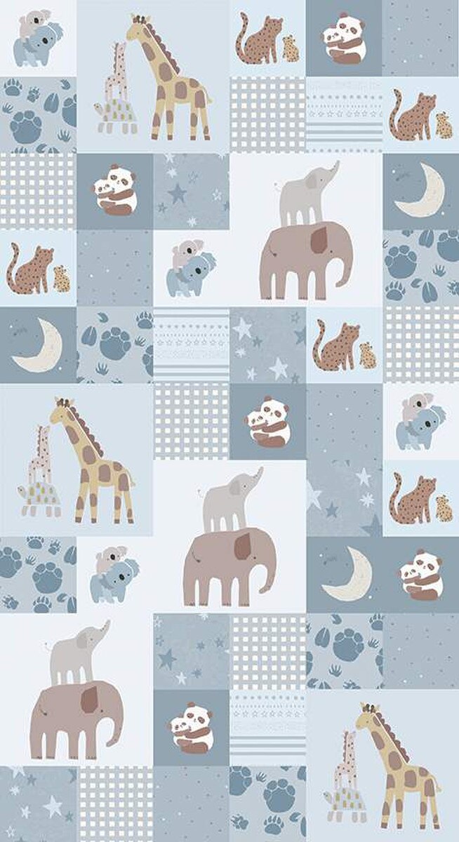 Flannel Safari Stargazing - Boy Cheater - Blue