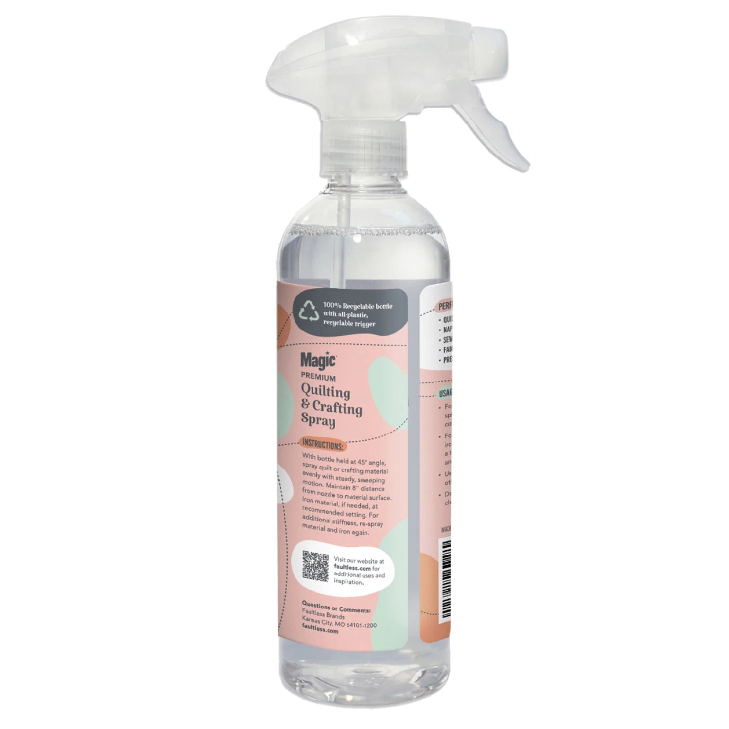 Magic Premium Quilting and Crafting Spray - 16oz Trigger
