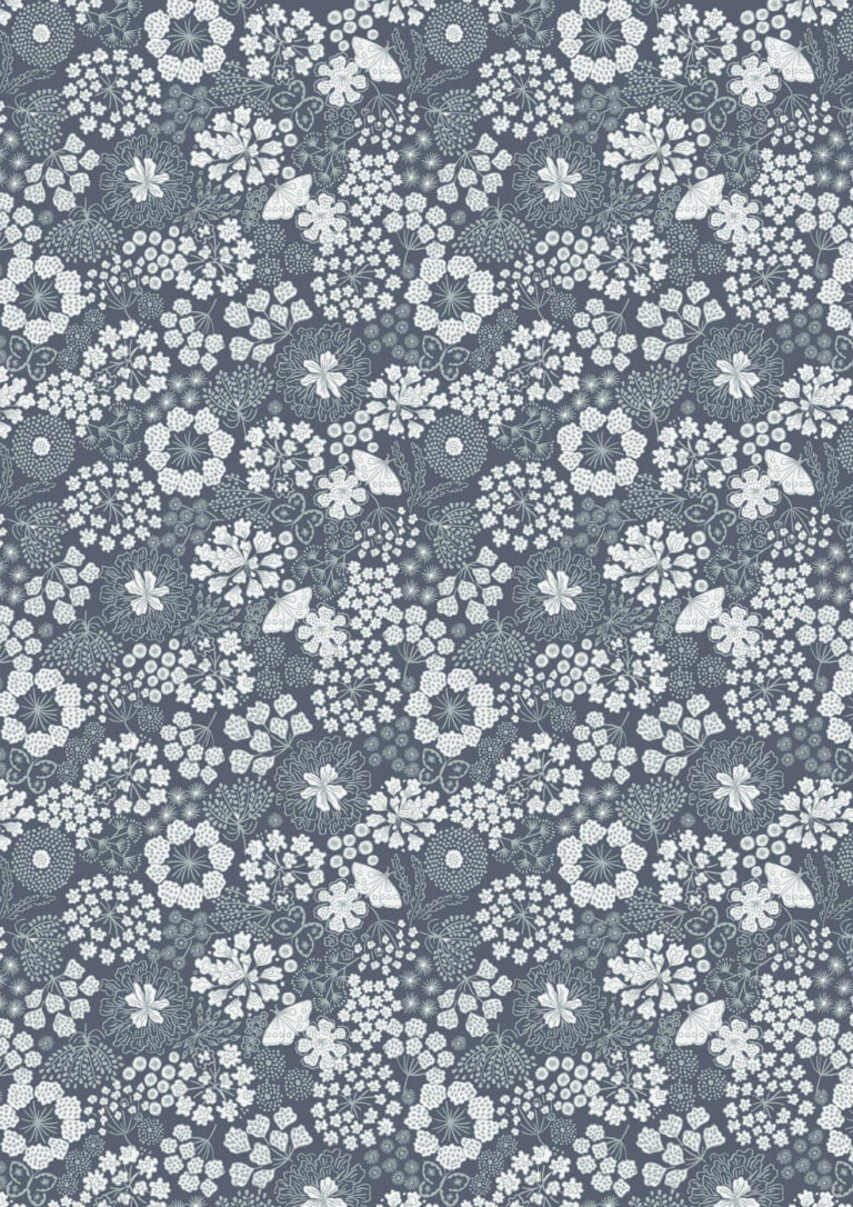 Jardin d'Hiver - Winter Butterfly - Grey - F928C
