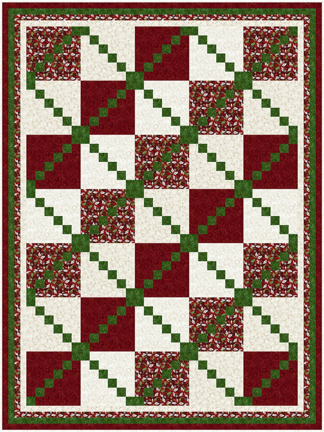 Holly Jolly 5-Yard Quilts - Fabric Cafe