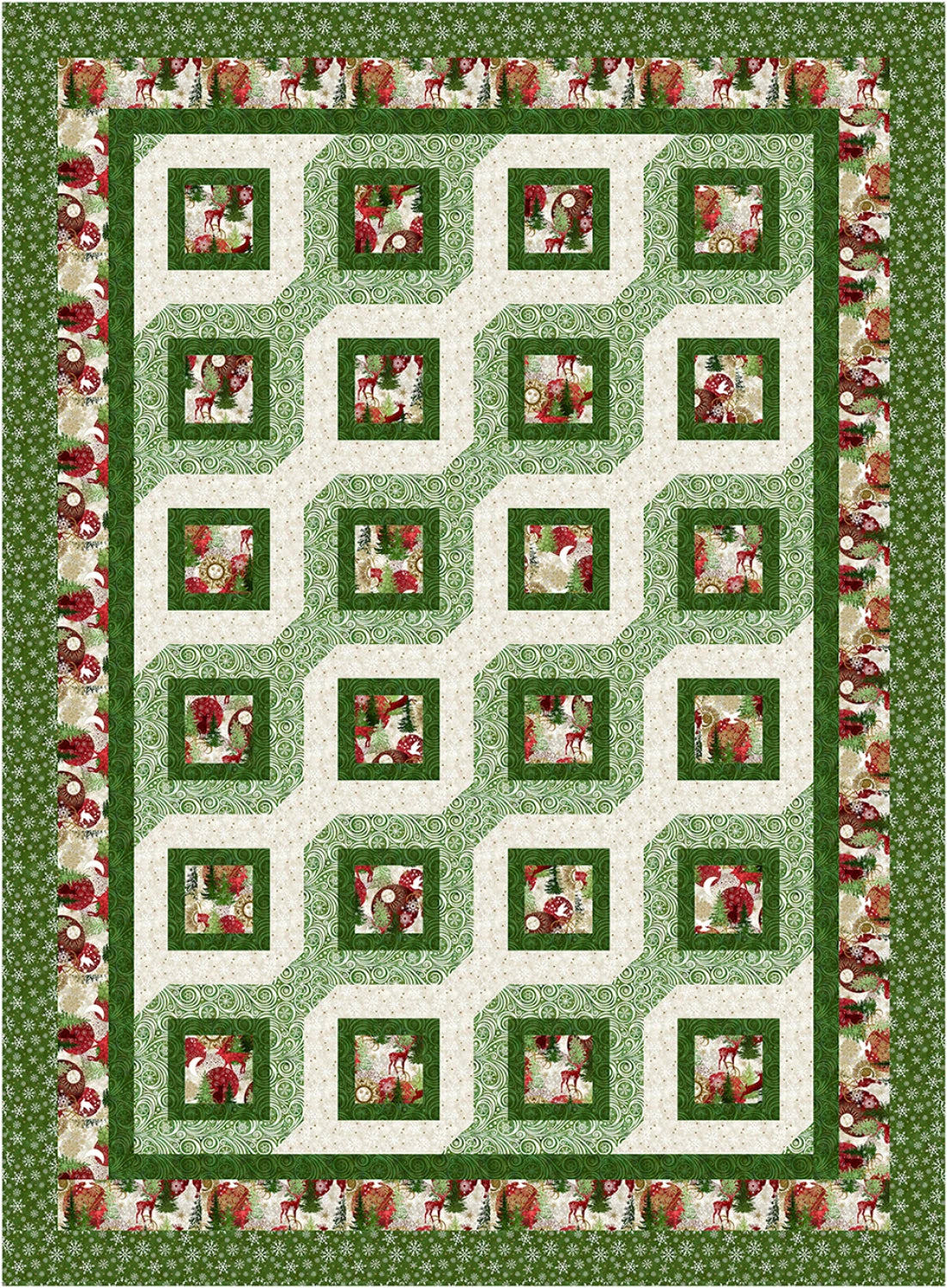 Holly Jolly 5-Yard Quilts - Fabric Cafe