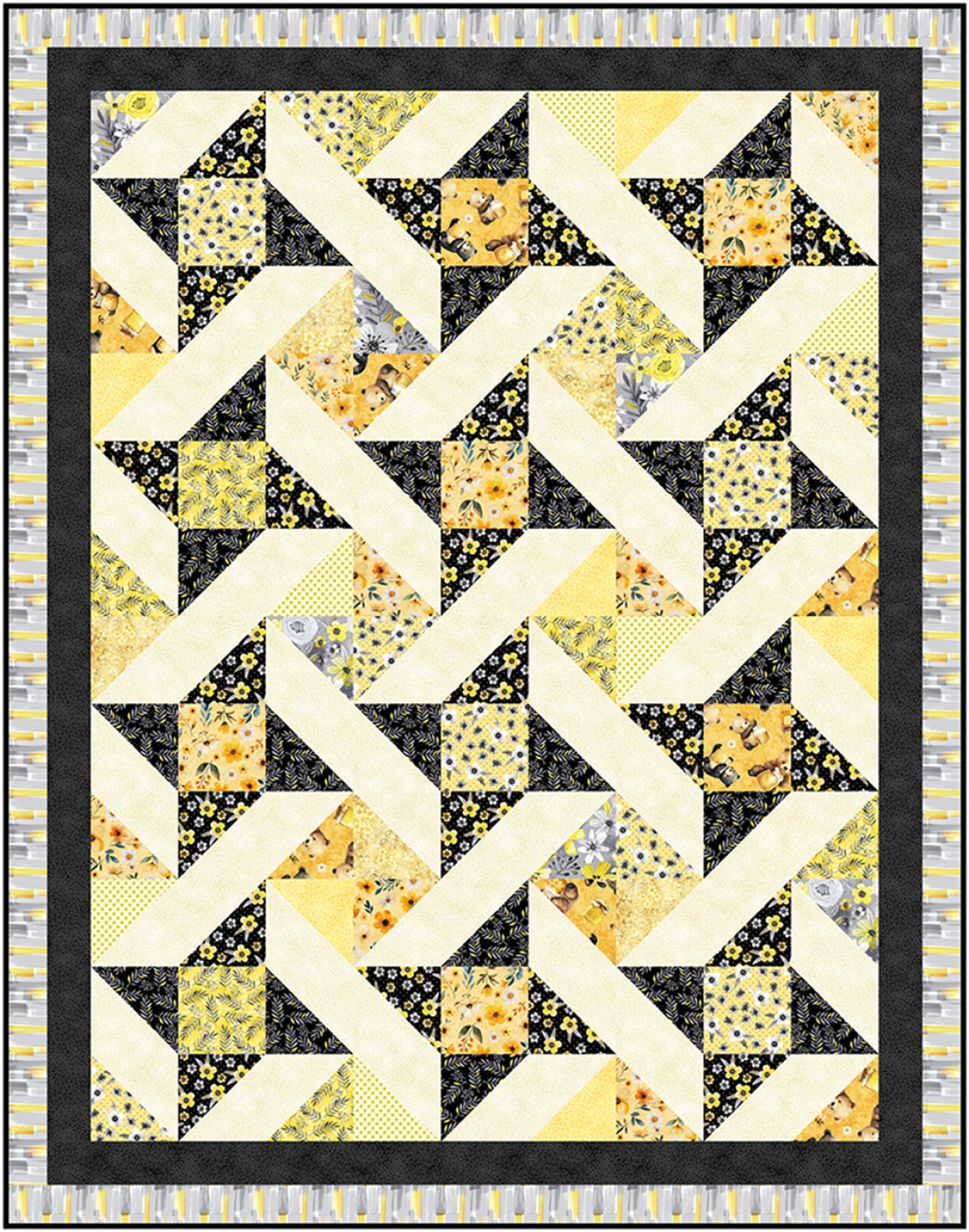 Make It Scrappy With 3-Yard Quilts - Fabric Cafe