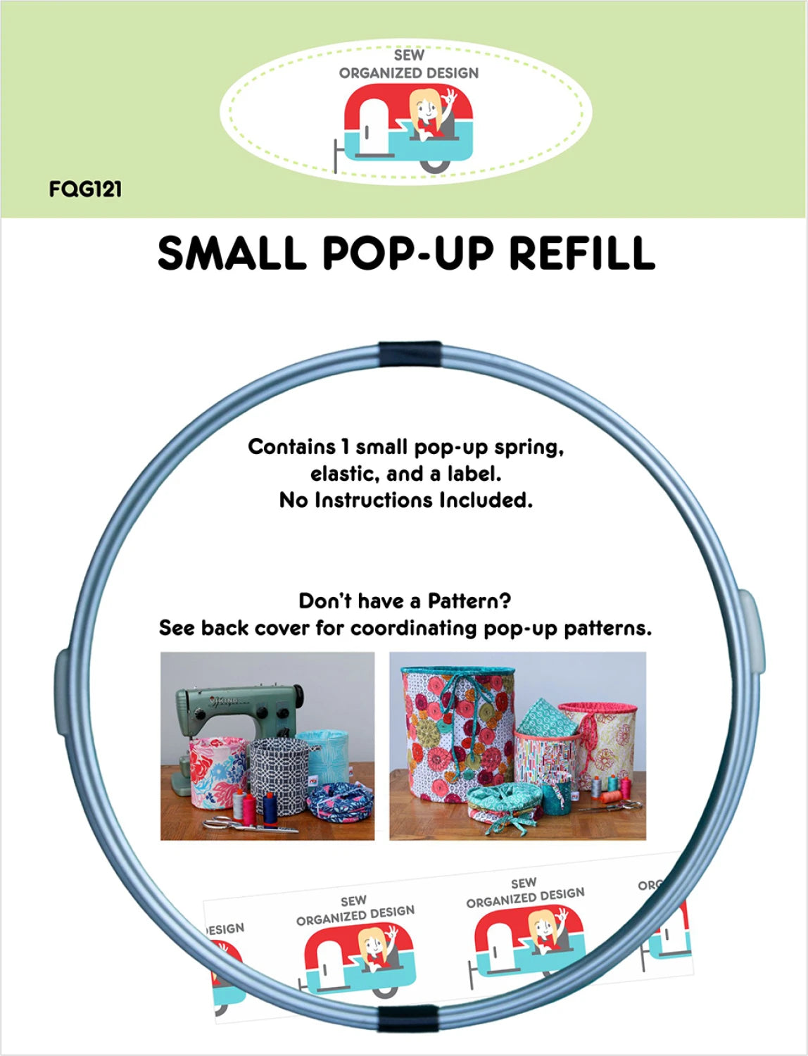 Pop-Up Refill - Small - Sew Organized Designs