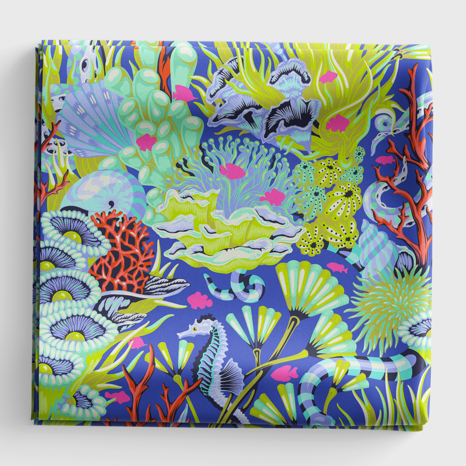 Floral Reef - Reef What You Sew - Marine - PWTP264.MARINE
