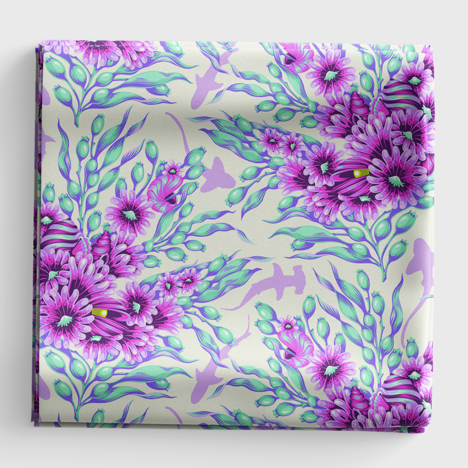 Floral Reef - Shadow Sharks - Ultraviolet - PWTP267.ULTRAVIOLET