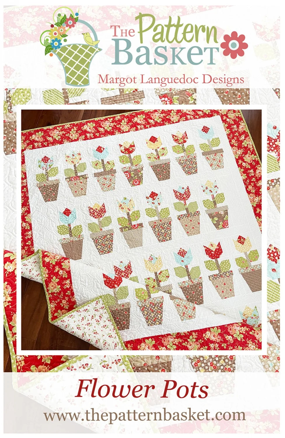Flower Pots Pattern - The Pattern Basket