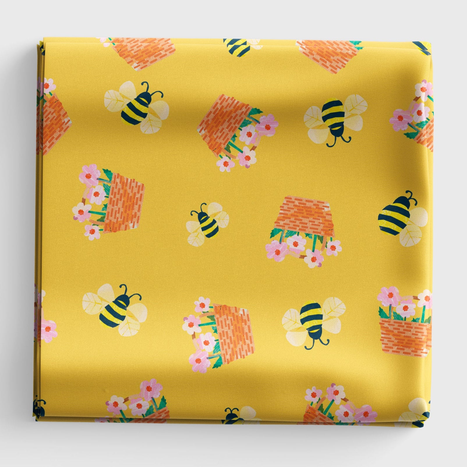 Flower Market - Flower Baskets - Honey - WB072