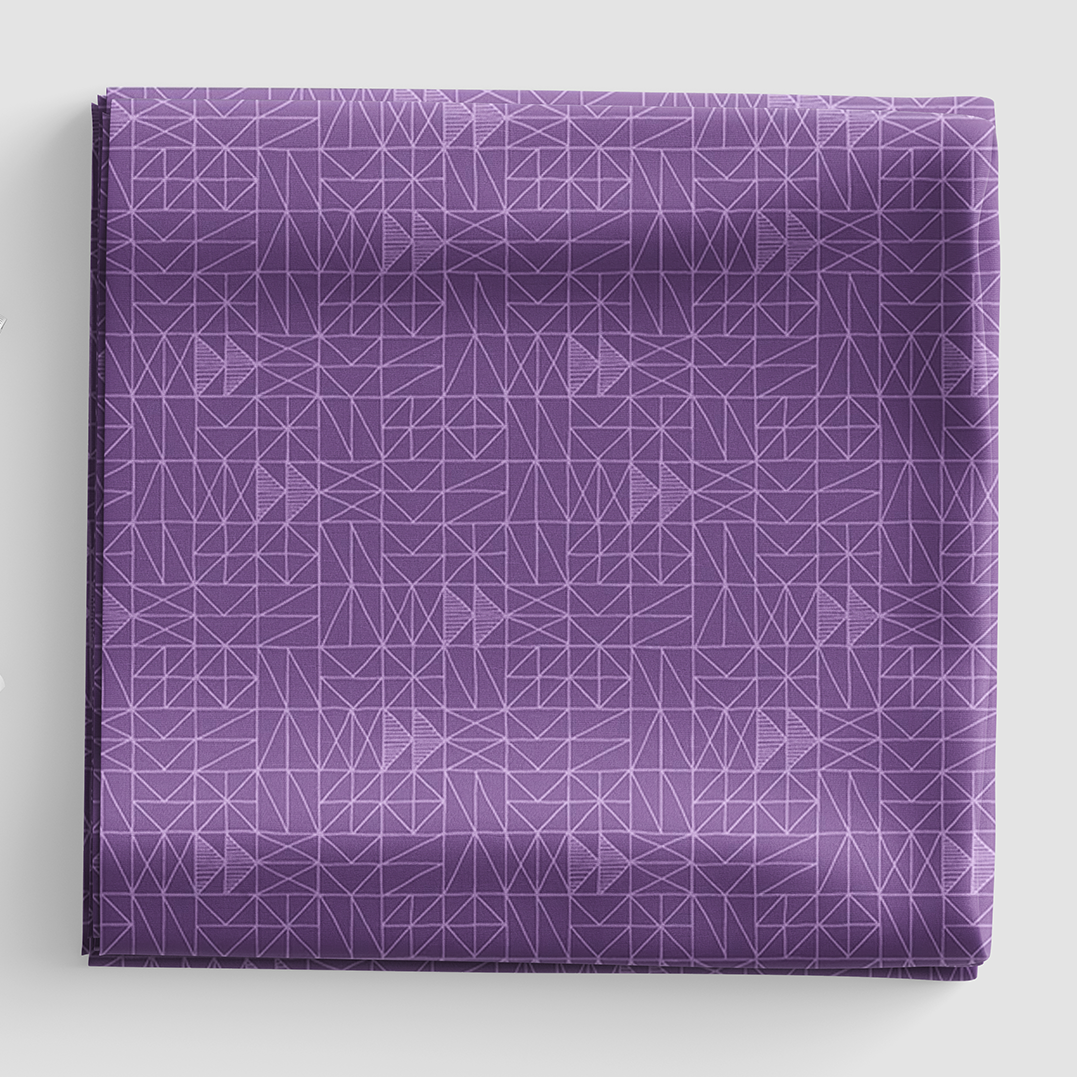 Foundation 2 - Patchwork - Purple - 54639-14