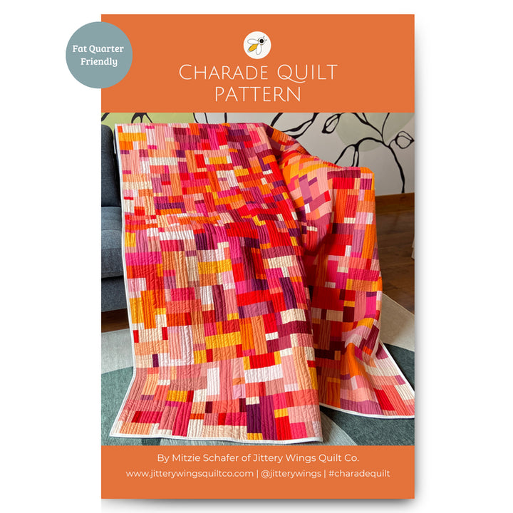 Charade Quilt Pattern - Jittery Wings