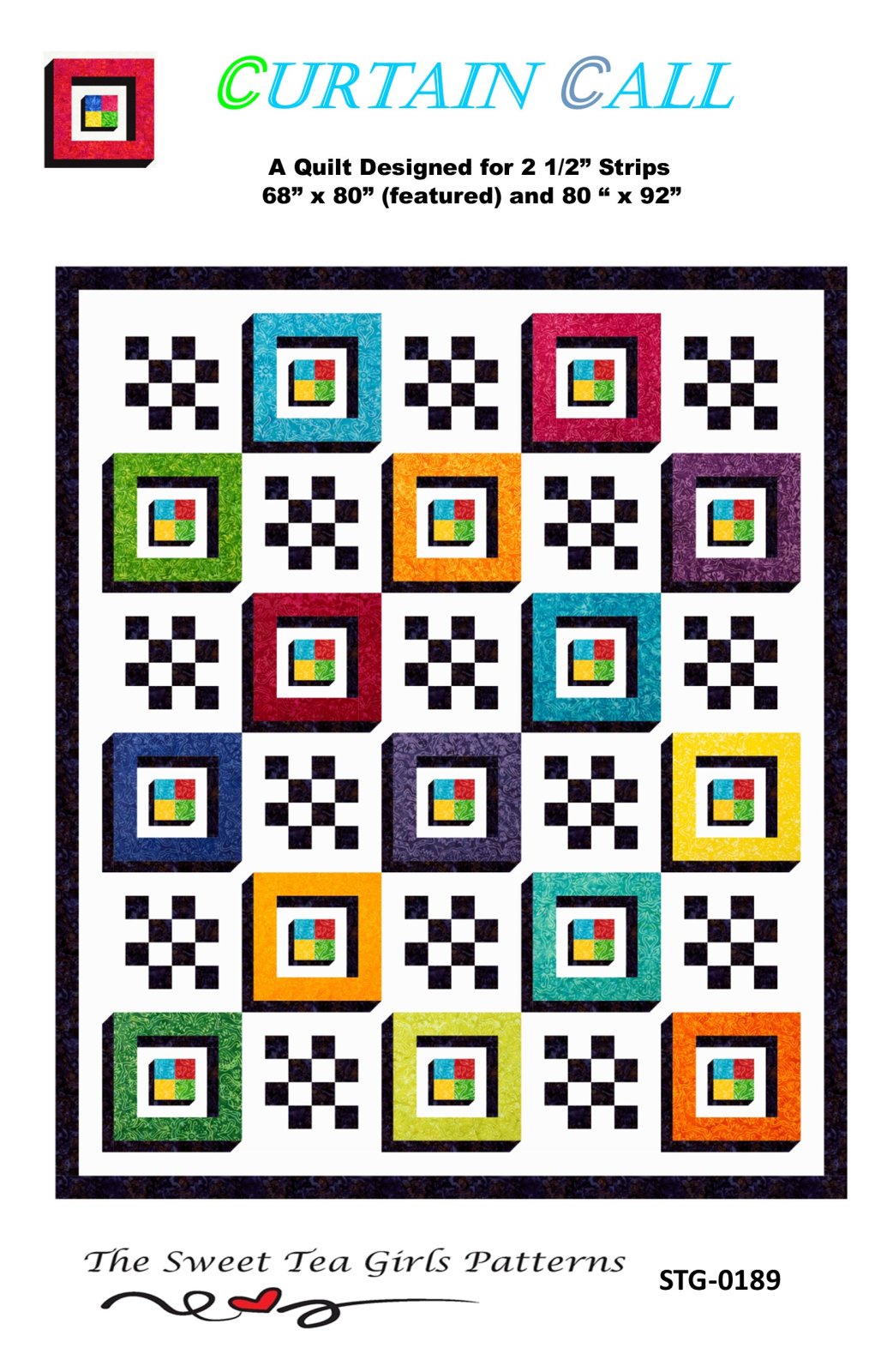 Curtain Call Quilt Pattern - The Sweet Tea Girls Patterns