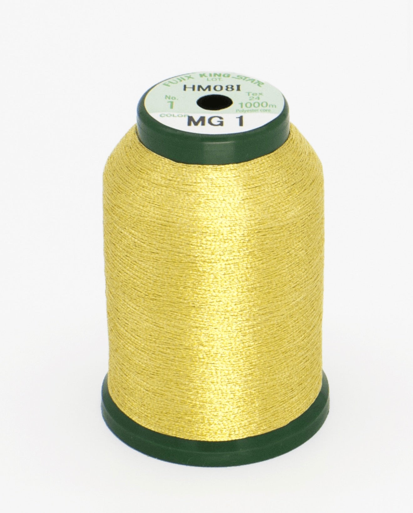 King Star Metallic Embroidery Thread - Gold 2 - MG1