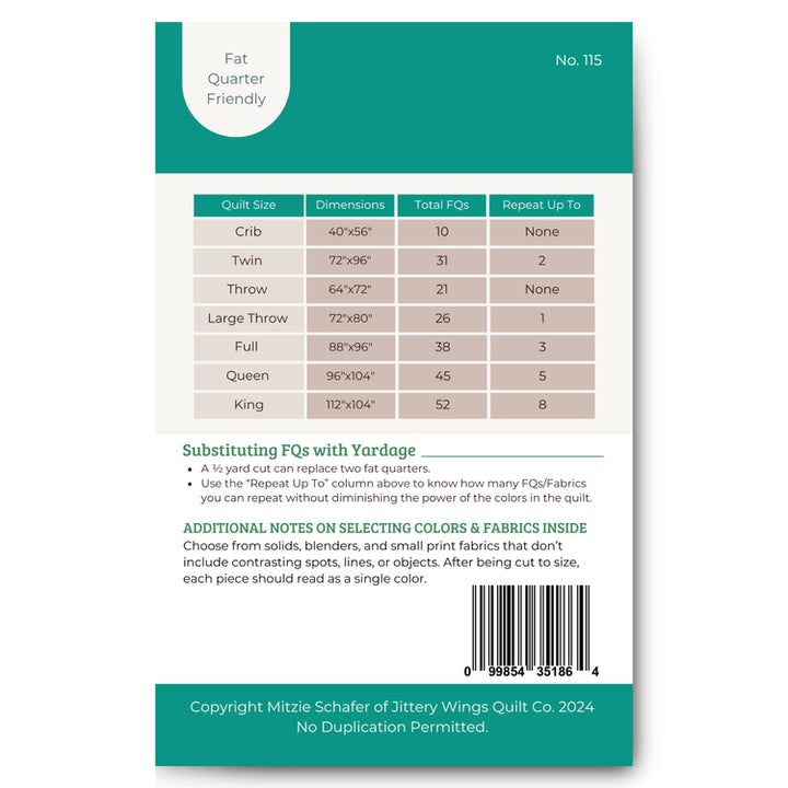 Gem Basket Quilt Pattern - Jittery Wings