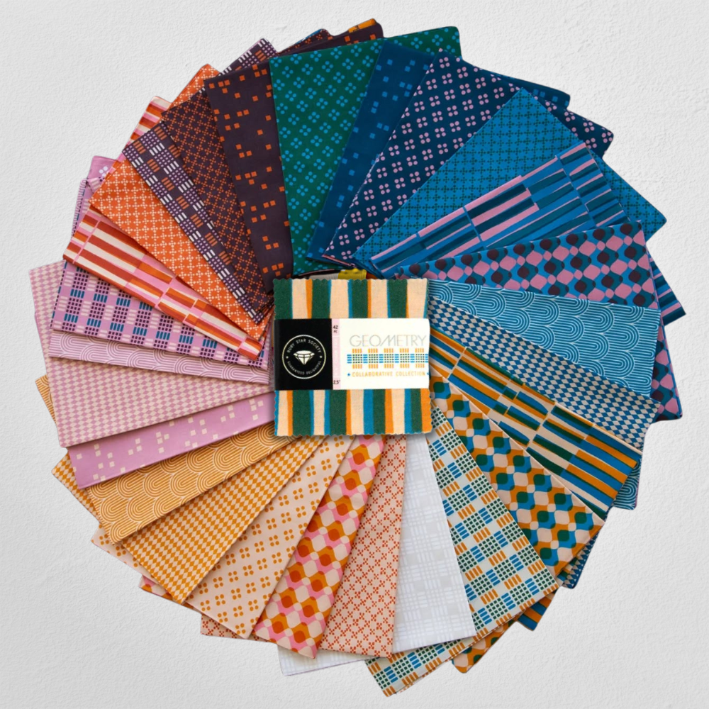 Geometry - Ruby Star - 2.5" Mini Charm