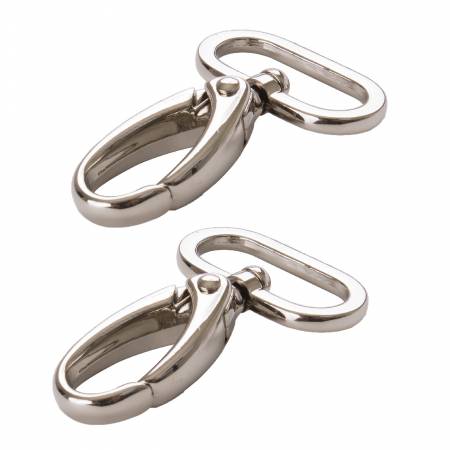 1 in Swivel Hooks - Nickel - Set of Two