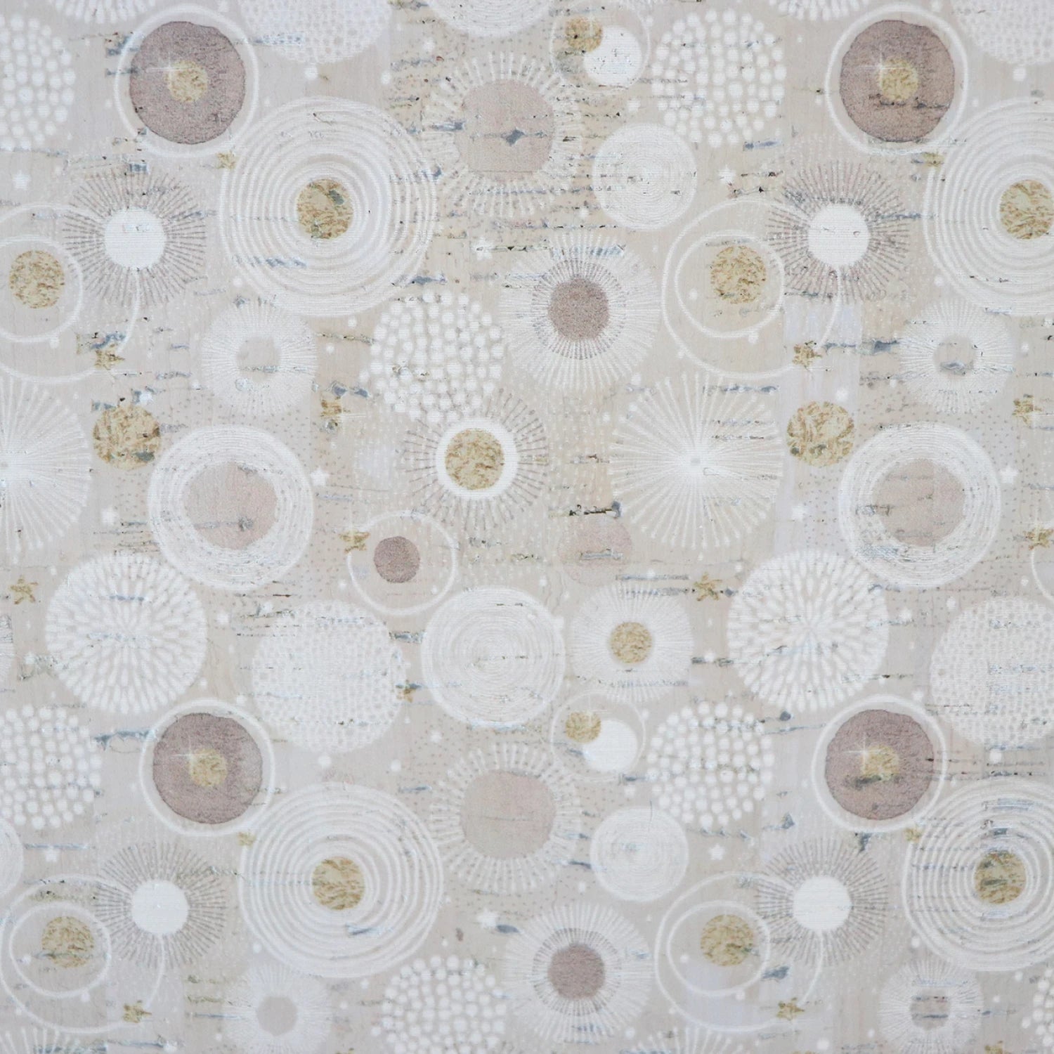 Cork - Mod Circles - 1/2 yard - Sallie Tomato