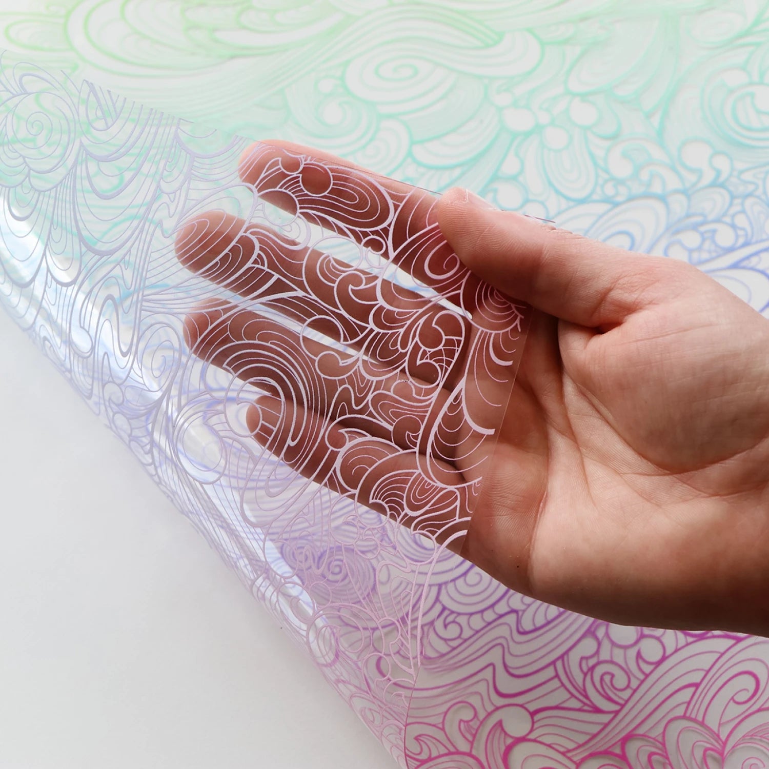 Tula Pink - Floral Reef - Making Waves Vinyl - 1/2 Cut