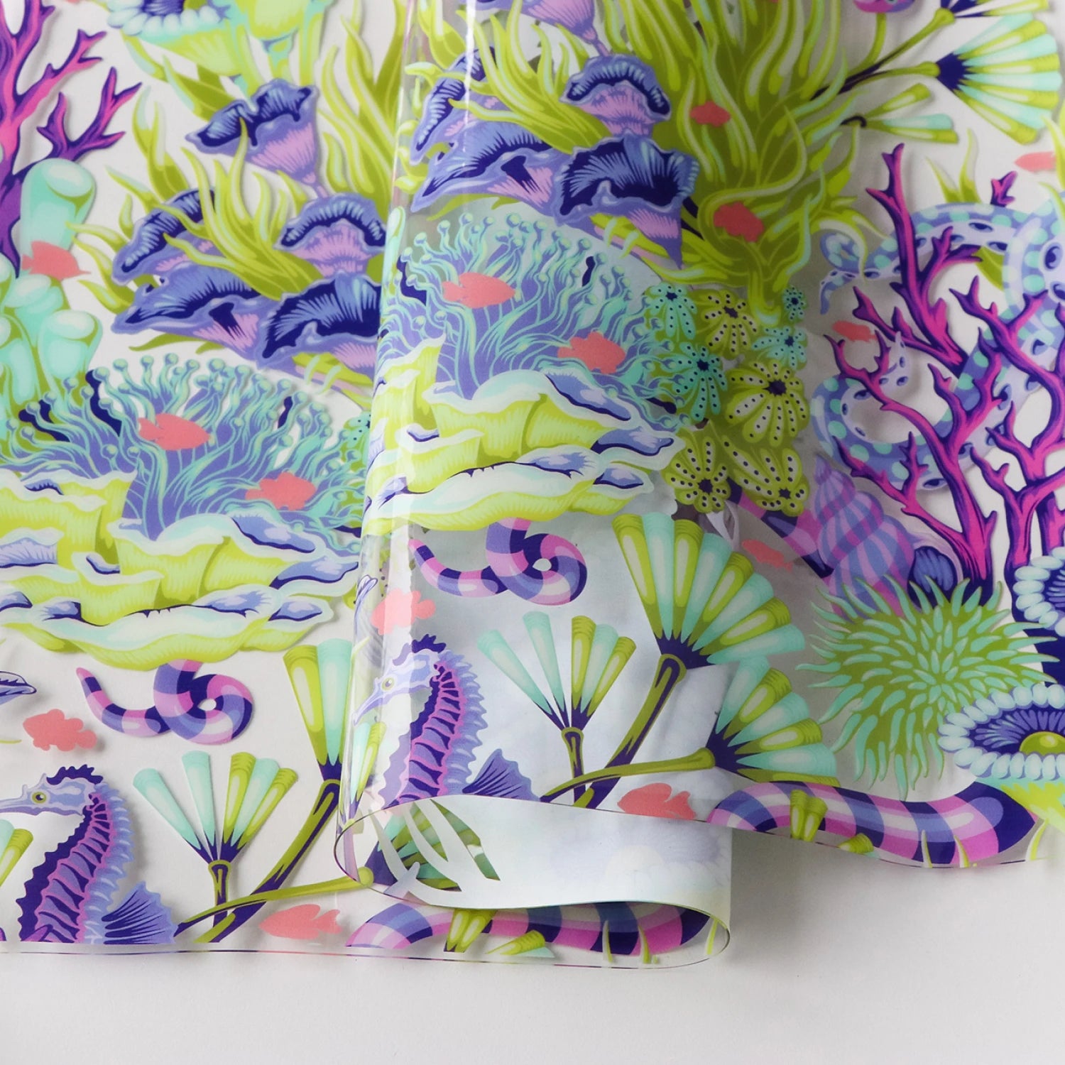 Tula Pink - Floral Reef - Reef What You Sew Vinyl - 1/2 Cut