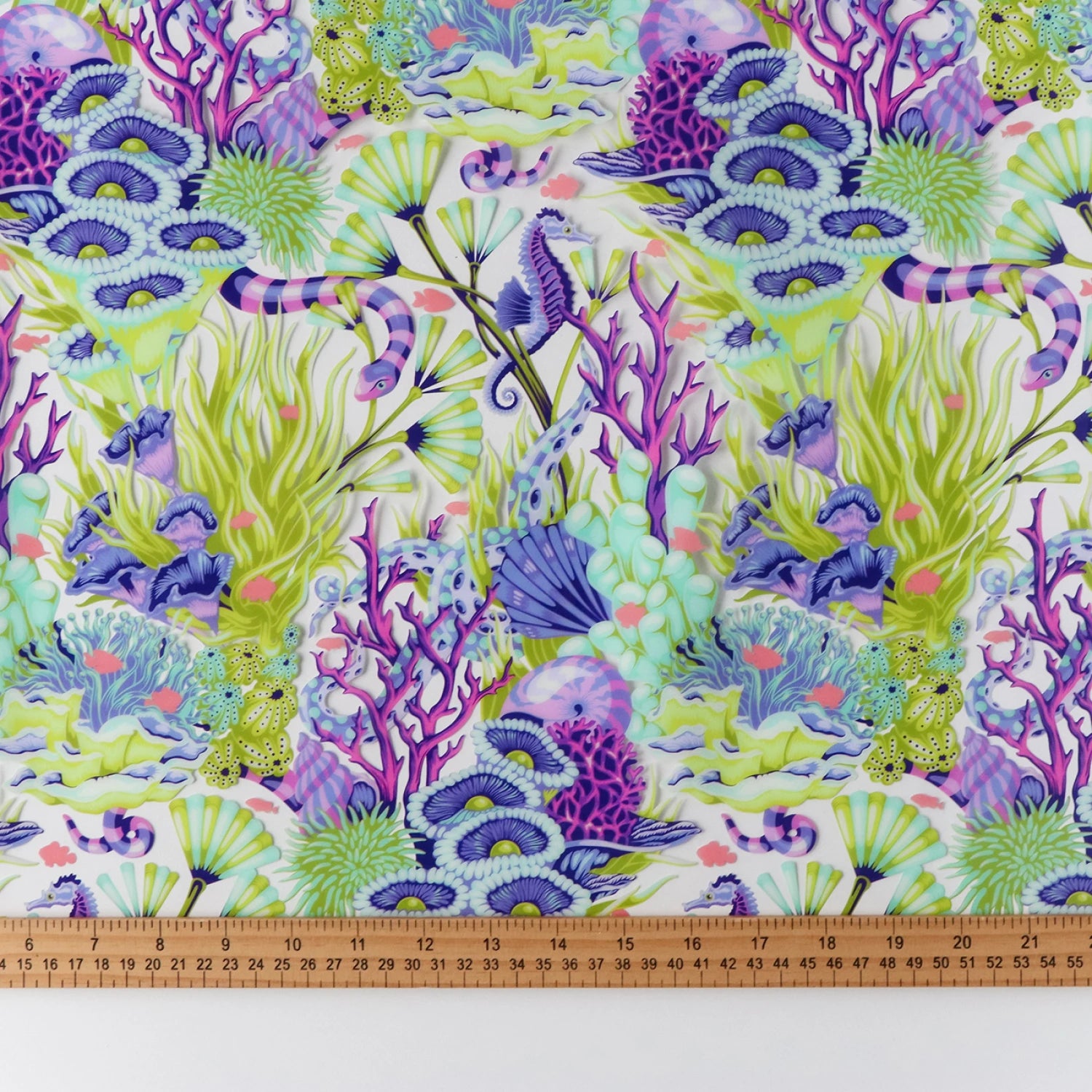 Tula Pink - Floral Reef - Reef What You Sew Vinyl - 1/2 Cut
