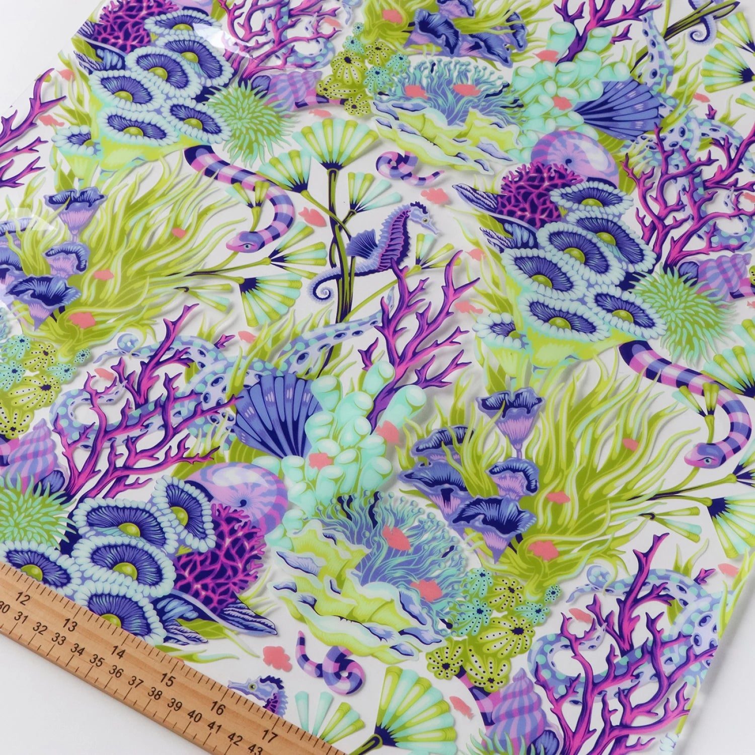 Tula Pink - Floral Reef - Reef What You Sew Vinyl - 1/2 Cut