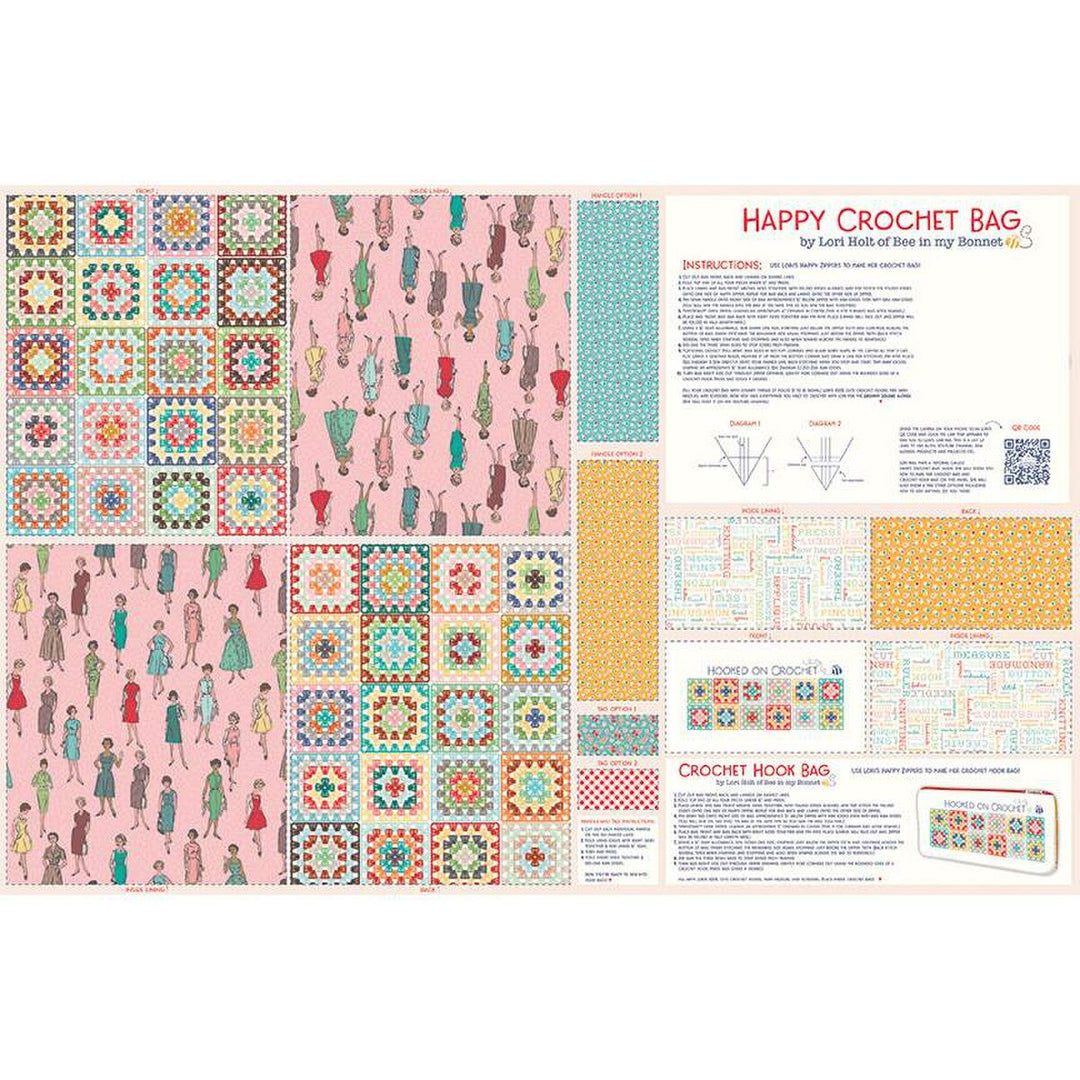 Happy Crochet Home Décor Bags Panel (HD12045)