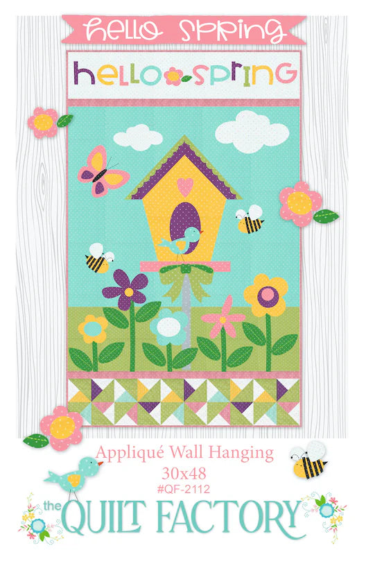 Hello Spring Quilt Pattern - The Quilt Factory