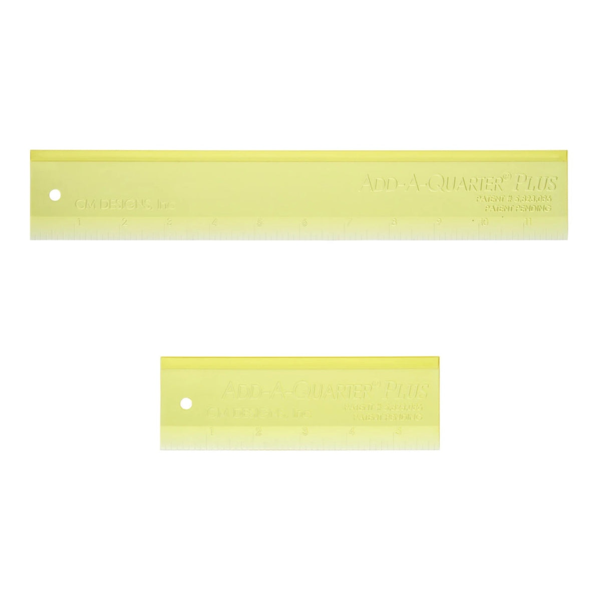 Empty Ruler Quarter In Add A-Quarter Ruler Combo Pack Yellow – Calliope Quilts