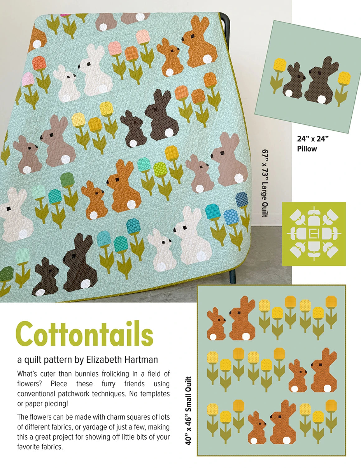 Cottontails Quilt Pattern - Elizabeth Hartman