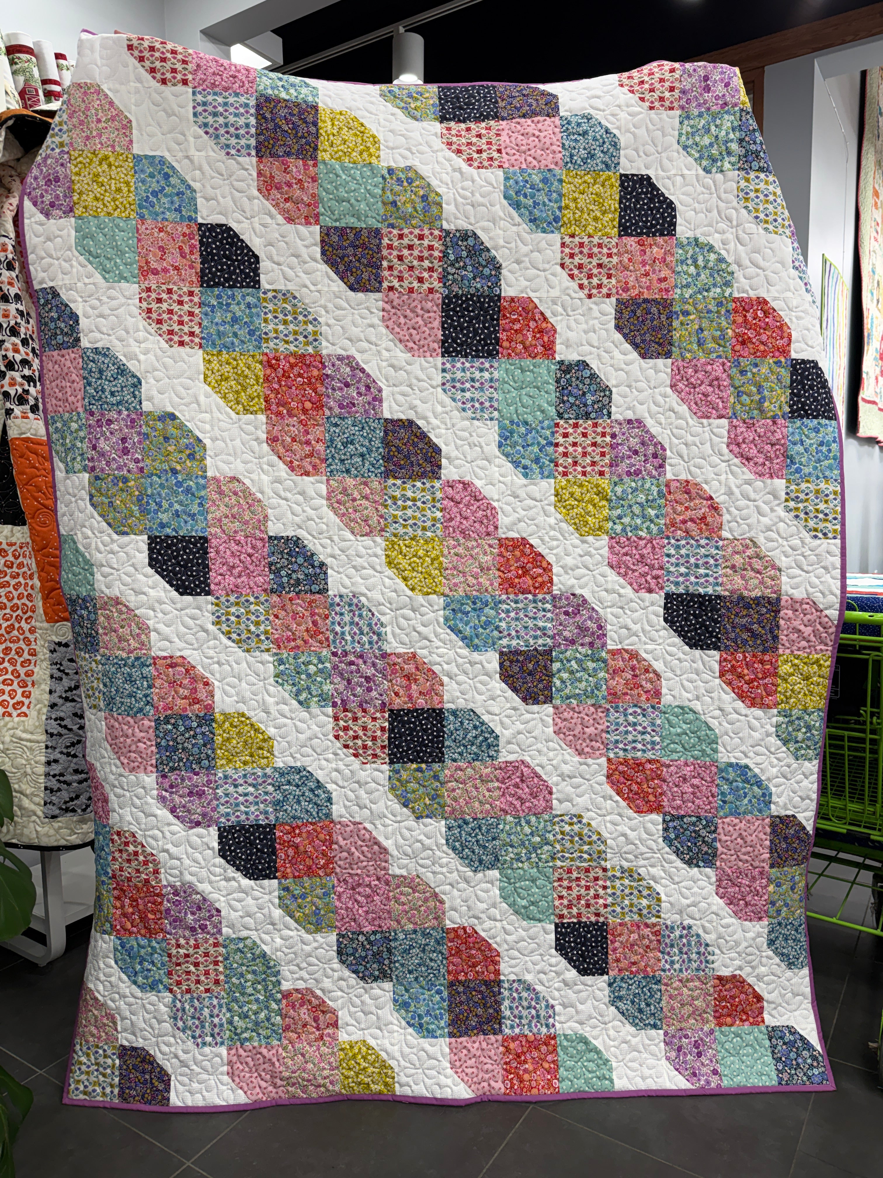Main Street featuring Boho Blooms fabrics Quilt Kit