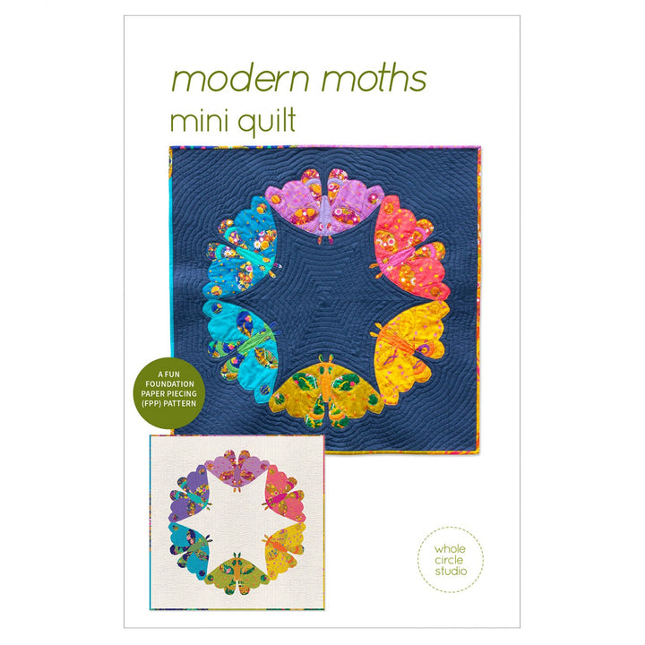 Modern Moths Quilt Pattern - Whole Circle Studio