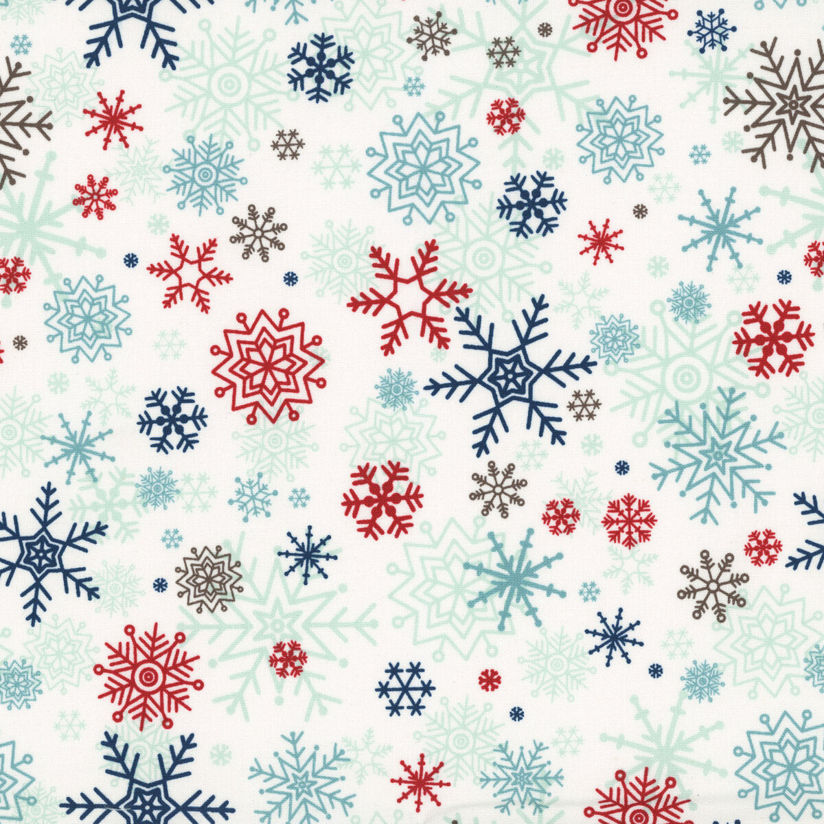 A Perfect Winter - Snowflakes - White - C17992-White