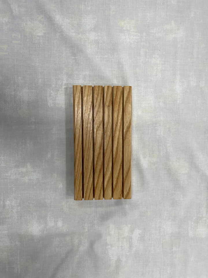 Handcrafted Wood Ruler Holder - Table