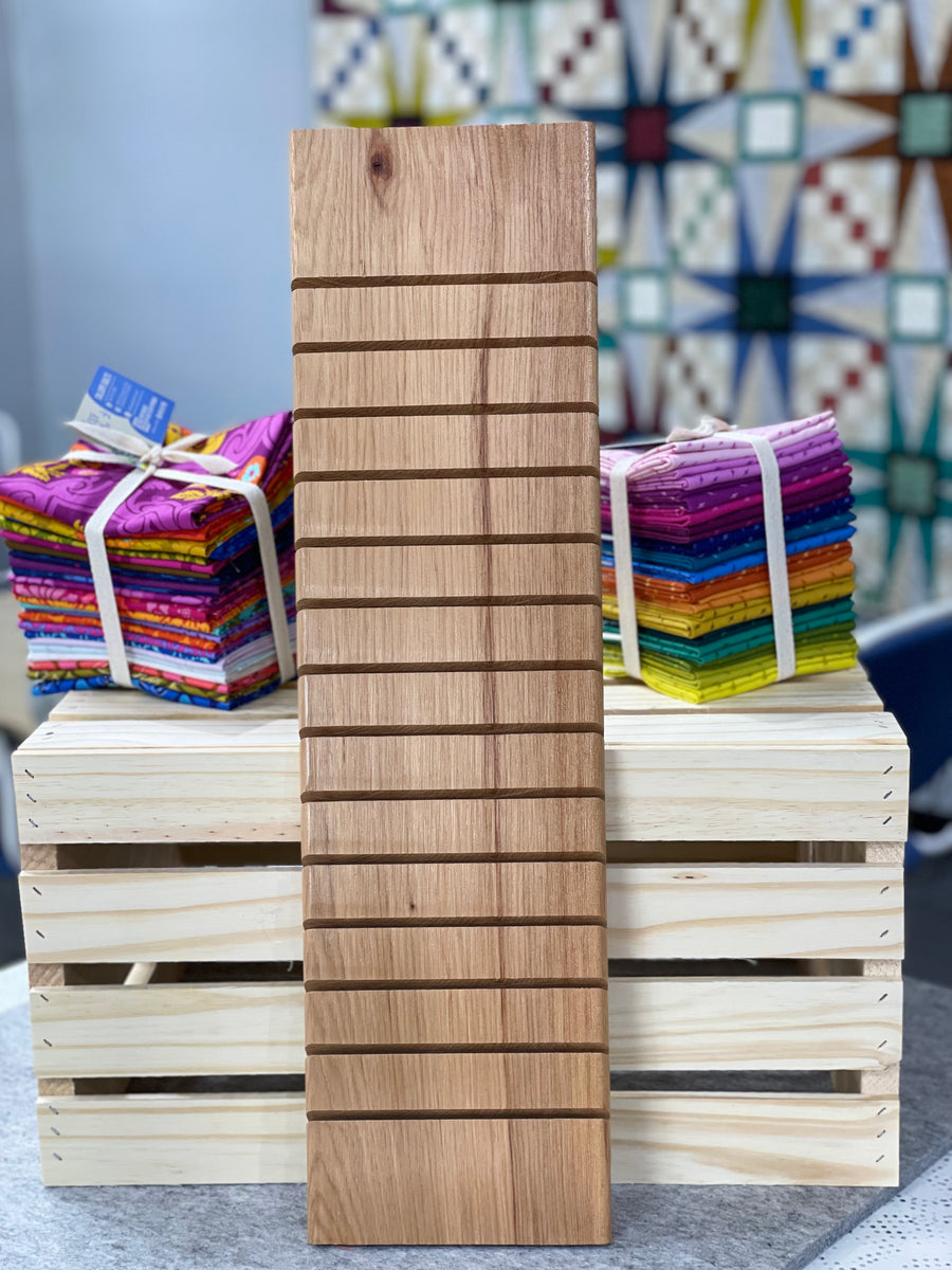 Handcrafted Wood Ruler Holder - Wall Mounted – Calliope Quilts