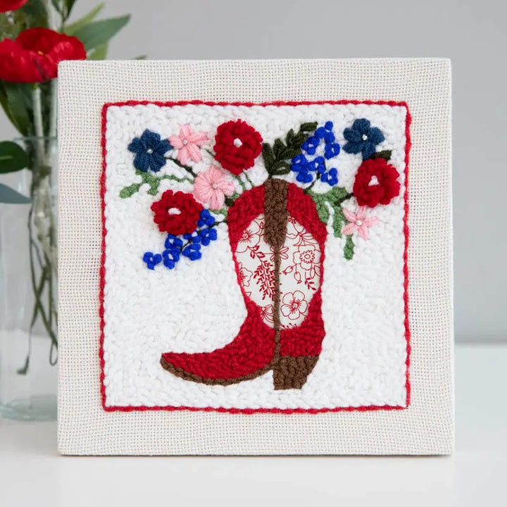 Americana Cowgirl Punch Needle Plus Kit
