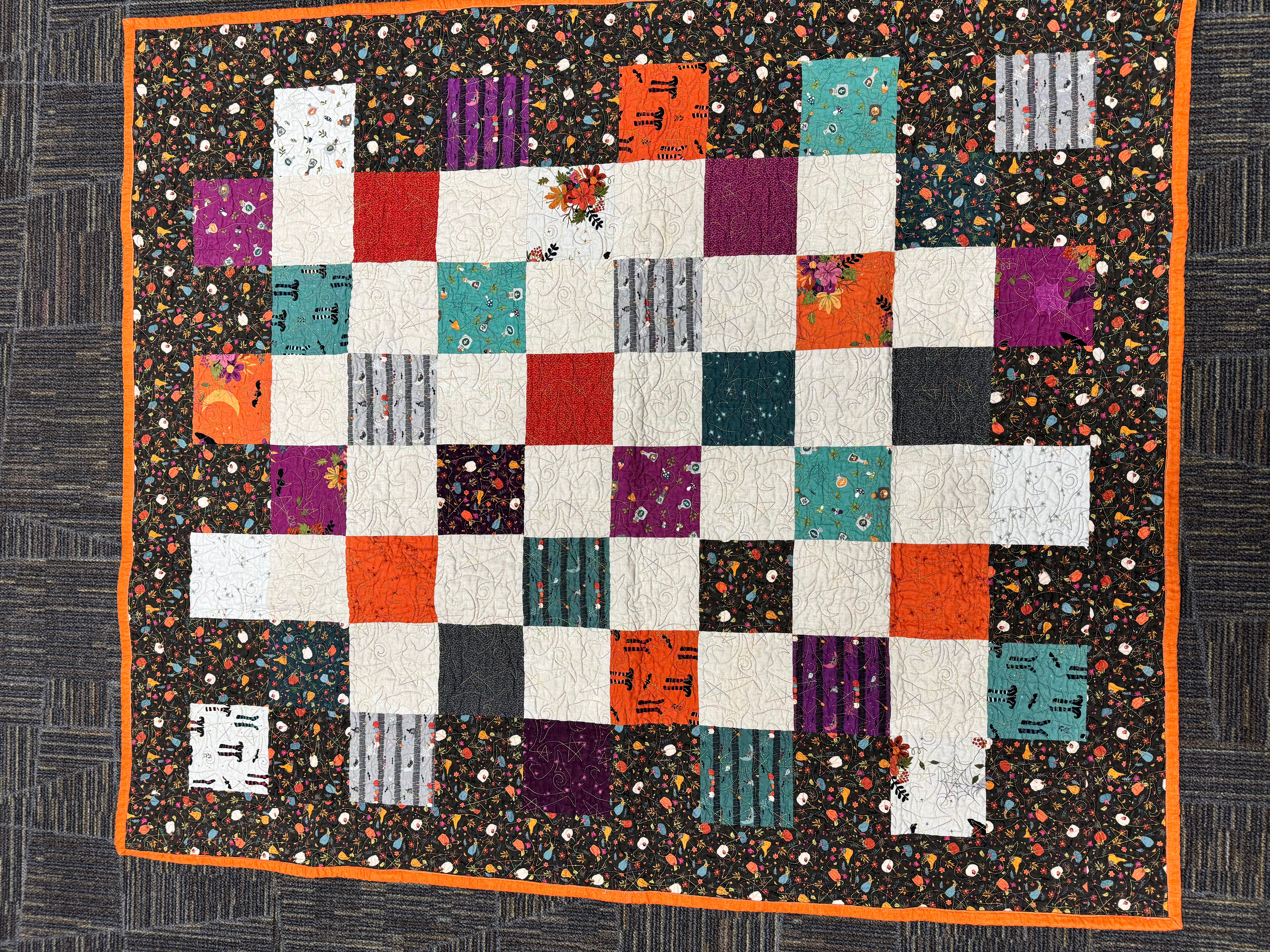 Finished Quilt: Brownsville From Villa Rosa - Little Witch Fabrics