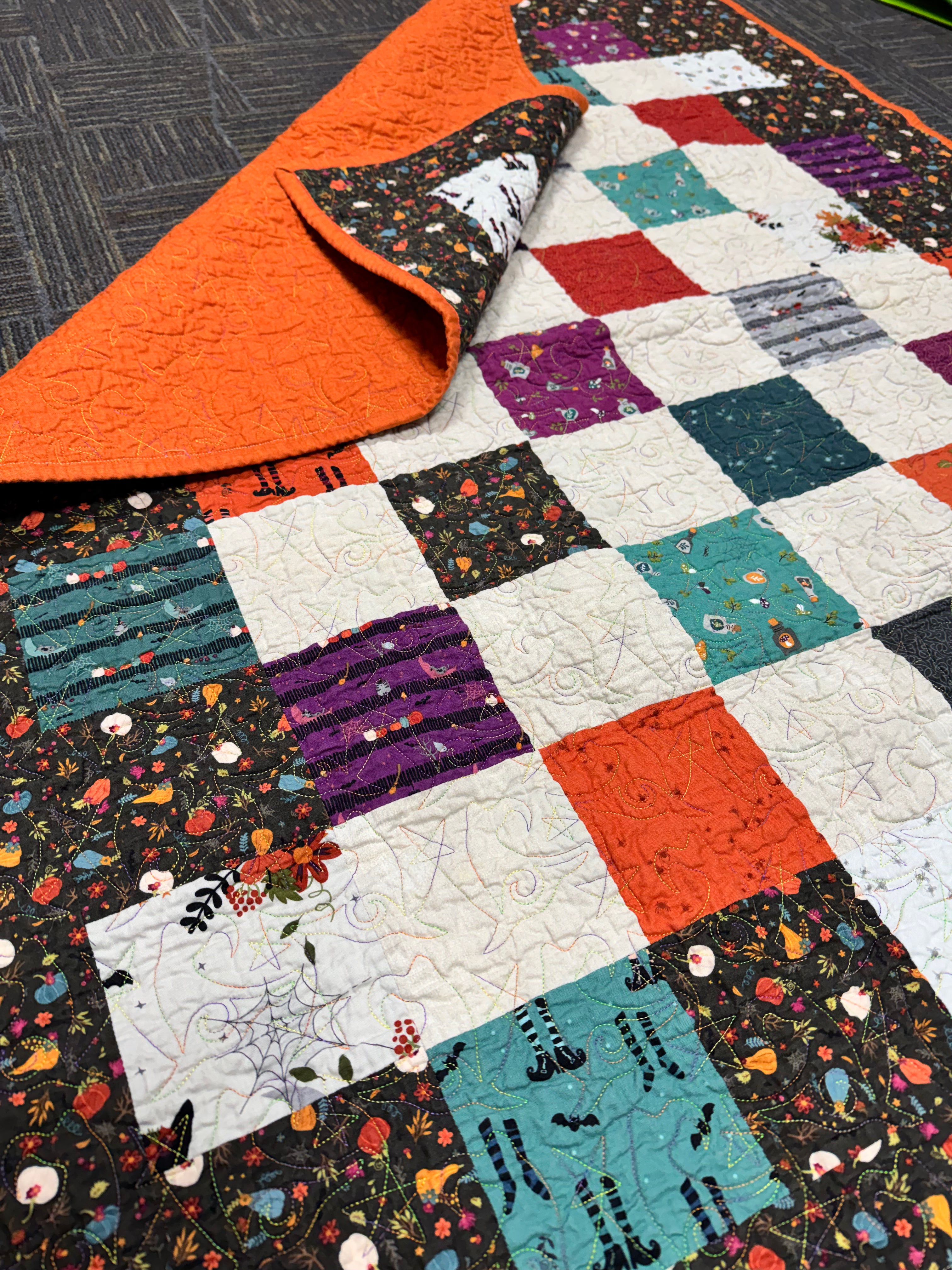 Finished Quilt: Brownsville From Villa Rosa - Little Witch Fabrics